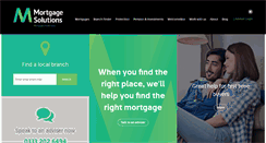 Desktop Screenshot of mortgagesolutionsni.com